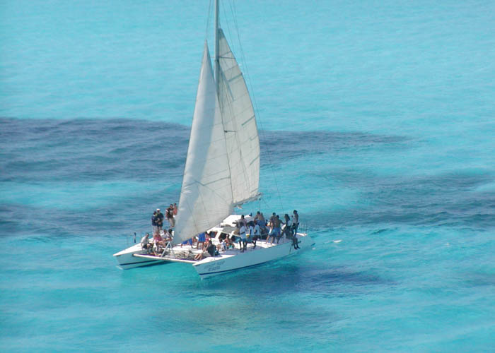 catamaran tour by xcaret
