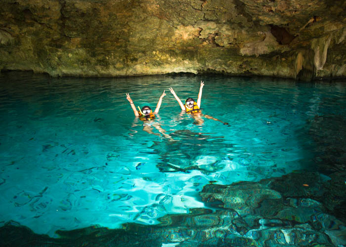 Tour Cenote dos ojos from Cancun | Cancun Adventure Tours