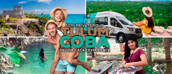 Tulum Mayan Ruins + Coba or Muyil + Cenote + Playa del Carmen Plus tour